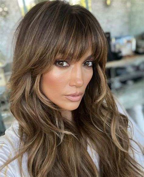 jennifer lopez full fringe hair.